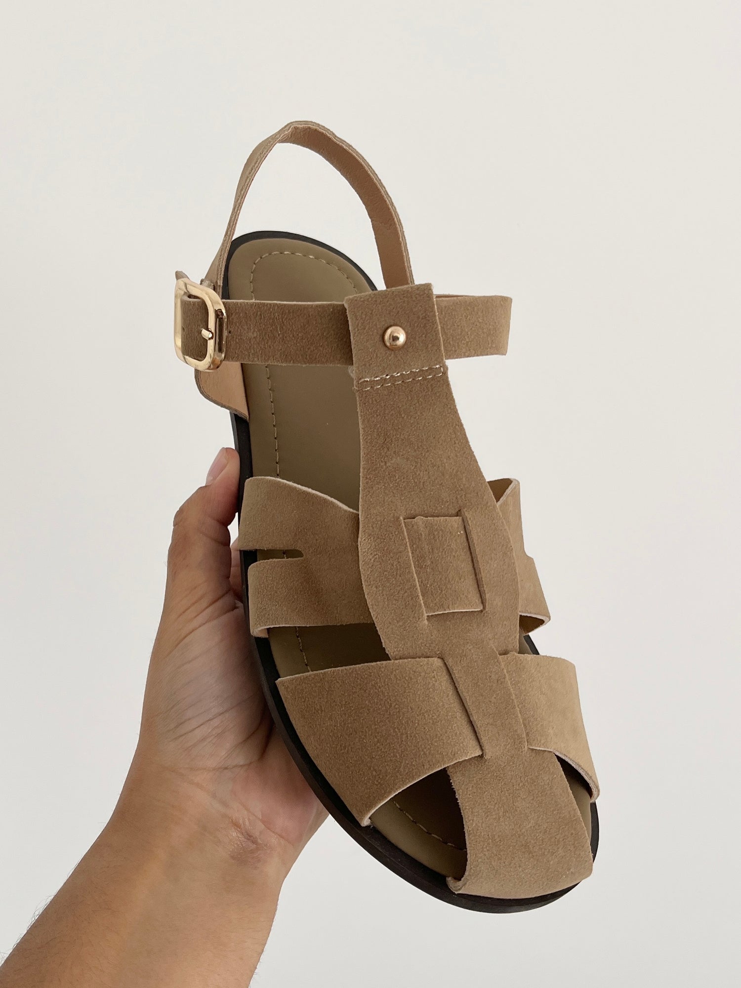 Chaussure Suédine beige